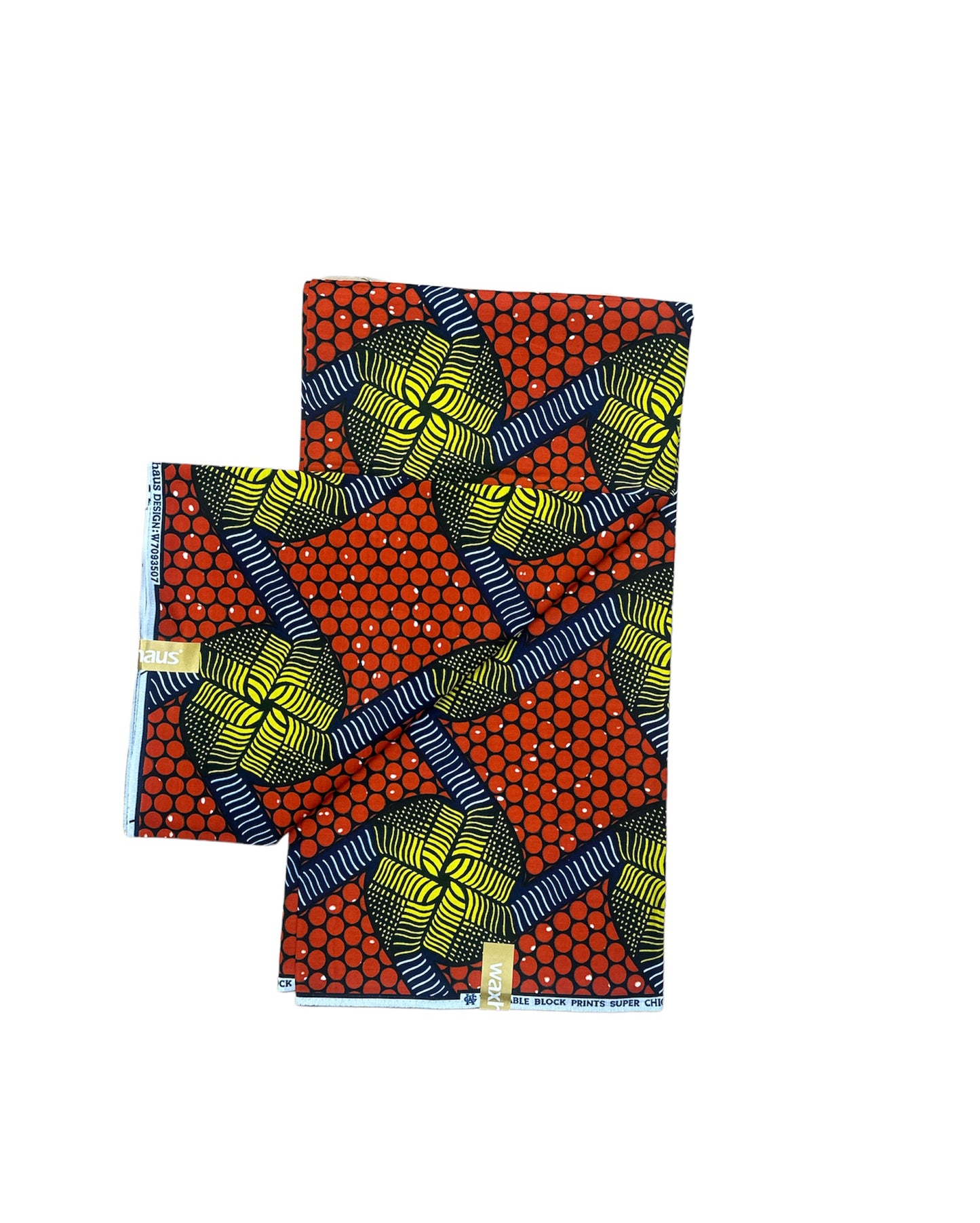 chiganvy tissu african motif orange